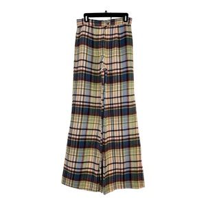 Vintage 60’s Miss Holly Plaid Bell Bottoms 
Vintage Size 14 (see measurements)